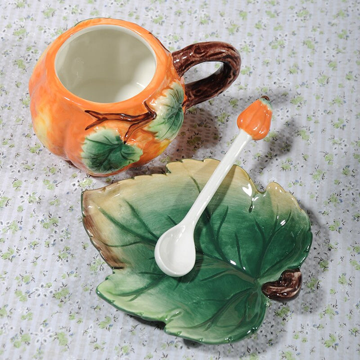 Lisslune | Creative Ceramic Pumpkin Mug Set