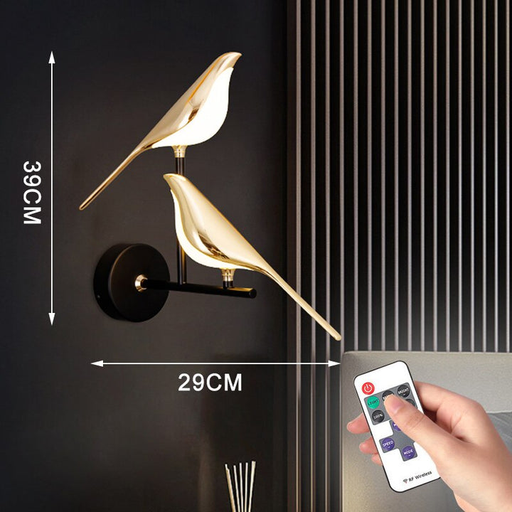 Lisslune | Modern Nordic Wall Bird Lamp