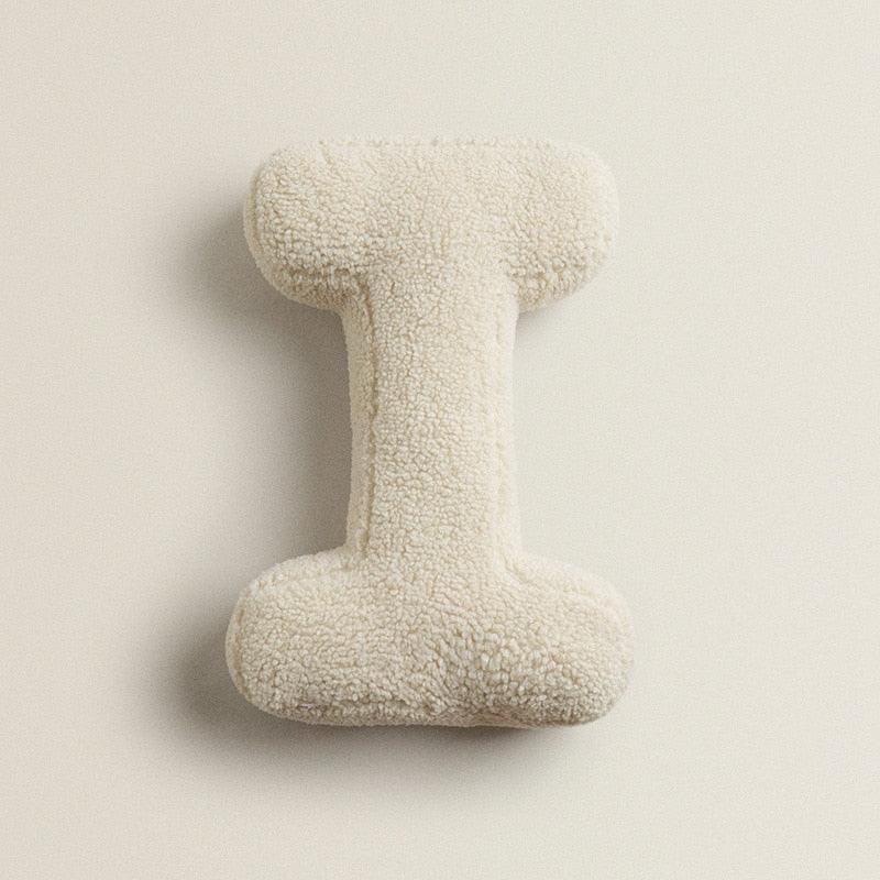 Lisslune | Delightful English Letters Plush Cushion - Cozy Home Accessory