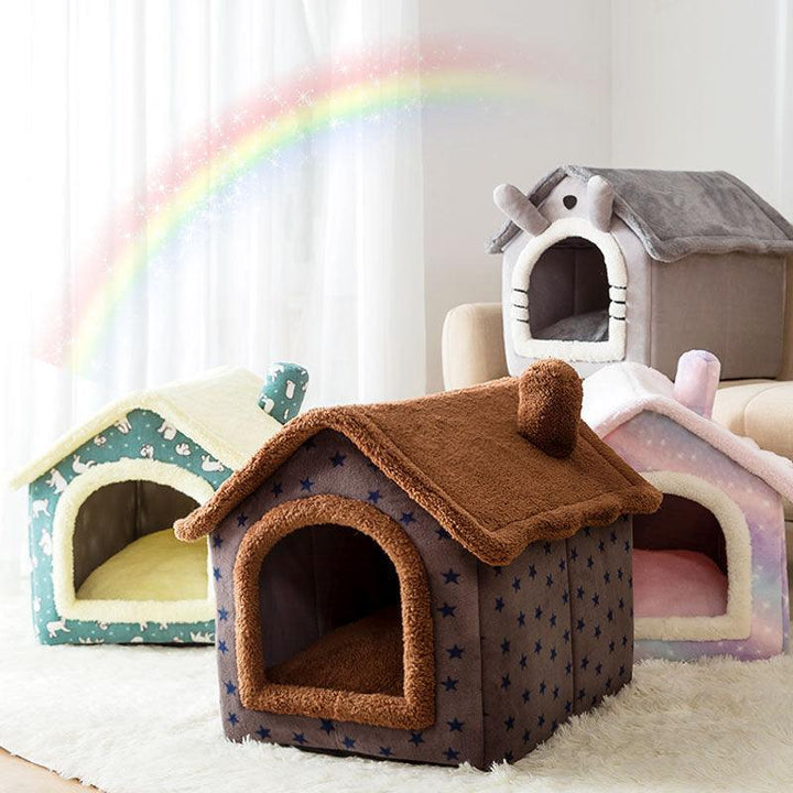 Lisslune | Luxurious Arctic Plush Travel Bed for Small Pets - Ultimate Comfort and Portability