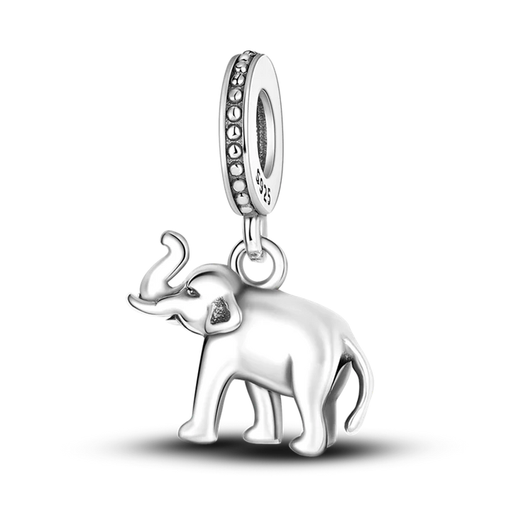 Lisslune | 925 Silver Golden Leopard Charms Beads Colorful Chameleon Rhinoceros Lion Scarab Cat Pendant Compatible with Original Pandora Bracelet Jewelry