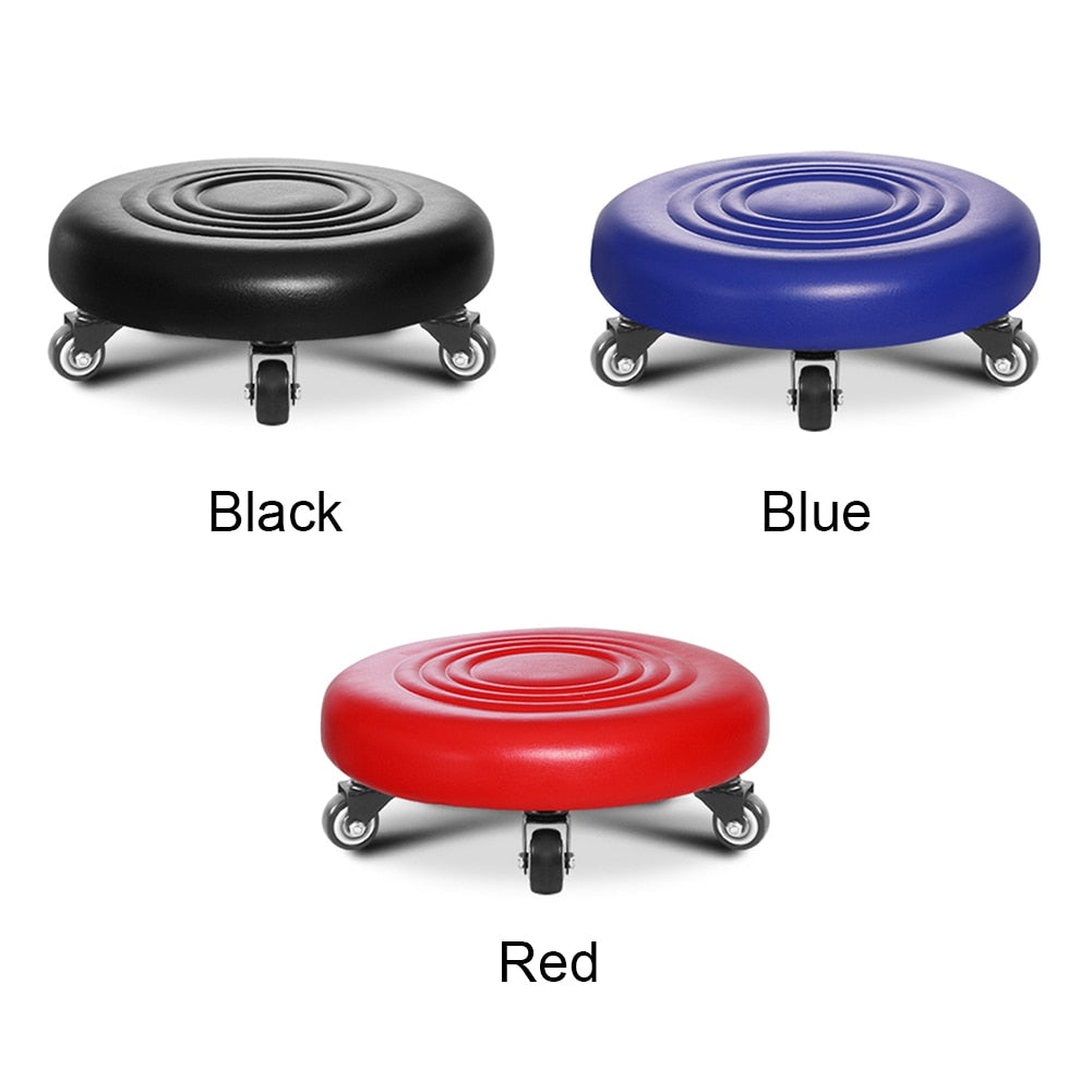 Lisslune | 360 Rotating Wheeled Rolling Stool