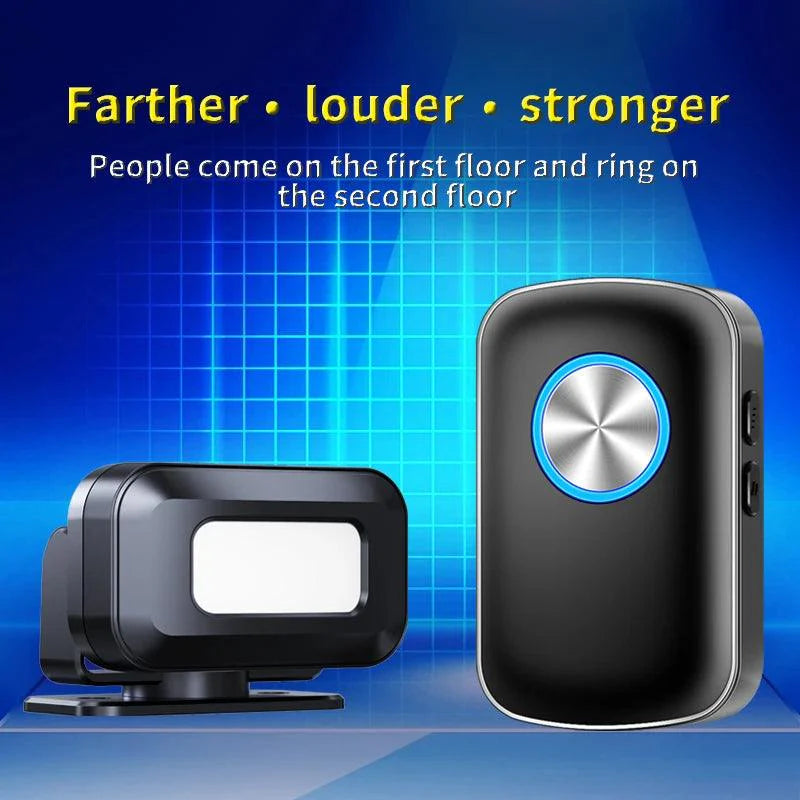 Lisslune | Smart Infrared Motion Detector Doorbell Alarm System for Superior Business Protection
