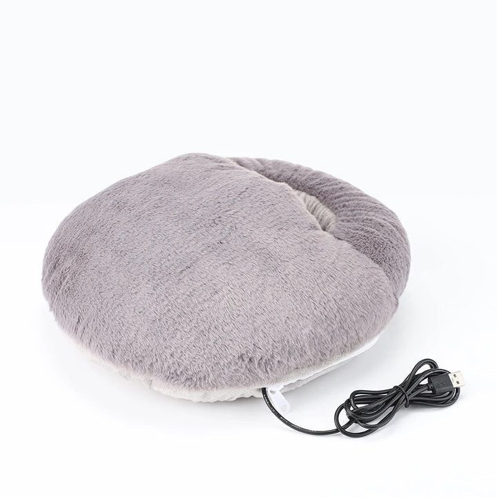 Lisslune | Fluffy Warm Feet Cozy Heated Foot Pillow