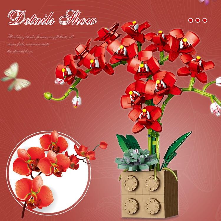 Lisslune | Create your own beautiful orchid bouquet with this DIY flower craft kit
