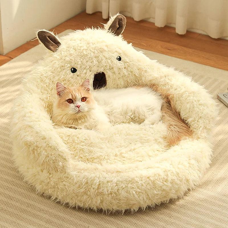 Lisslune | Year-Round Comfort Pet Haven: Luxury Bed for Ultimate Pet Relaxation