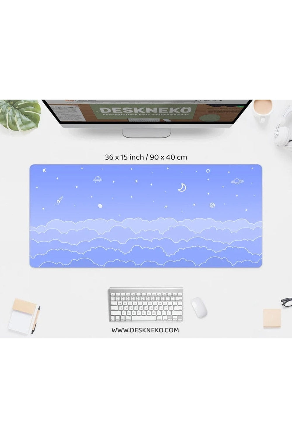 Lisslune | purple desk pad