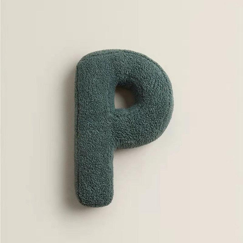 Lisslune | Delightful English Letters Plush Cushion - Cozy Home Accessory