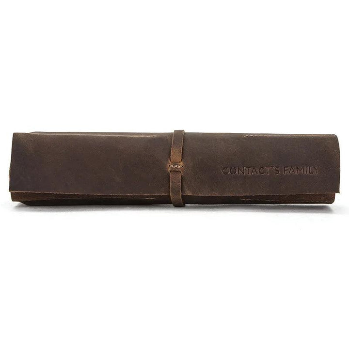 Lisslune | Luxurious Leather Pen Organizer with Removable Tray - Stylish Office and School Accessory