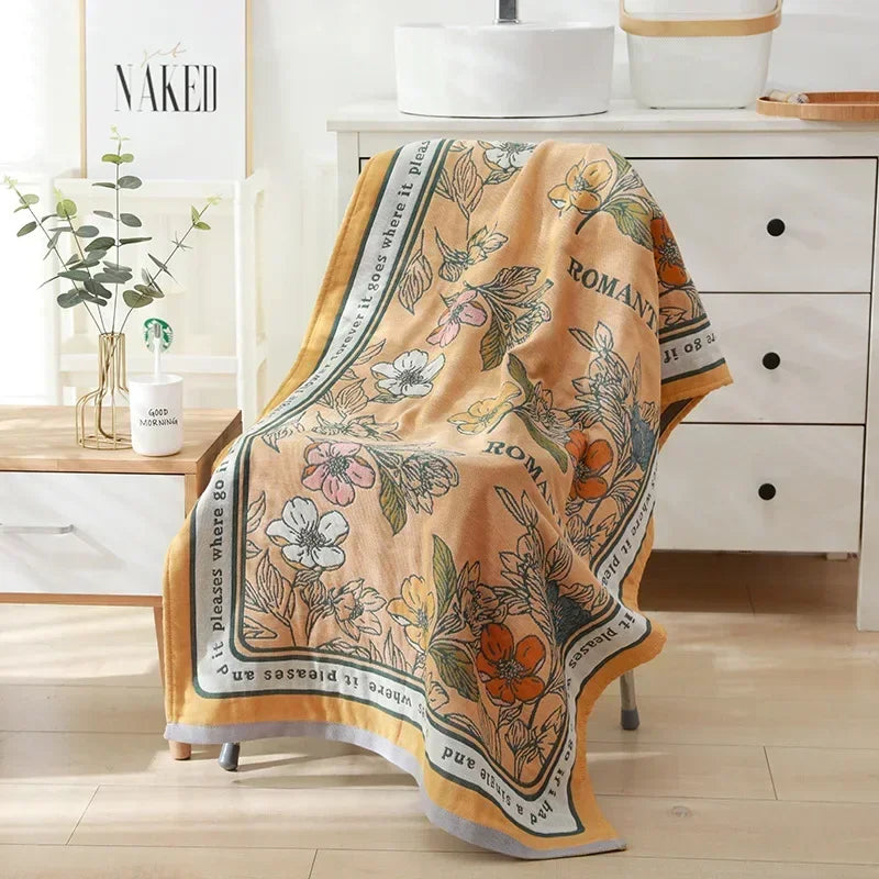 Lisslune | botanical print blanket