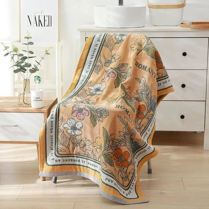 Lisslune | botanical print blanket