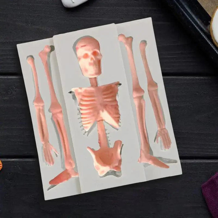 Lisslune | Creepy Creative Skeleton Silicone Mold for Baking and Crafting Adventures