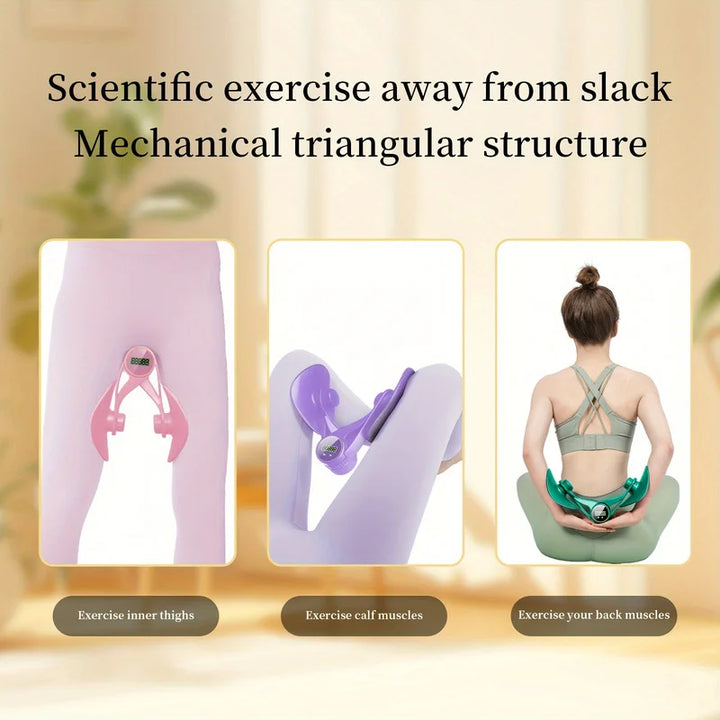 Lisslune | Adjustable Inner Thigh and Pelvic Floor Trainer – Compact Fitness Device
