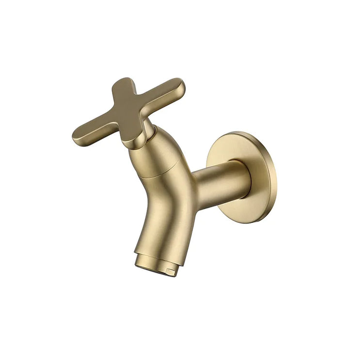 Lisslune | BrassFlow – Wall-Mounted Cold Water Tap in Solid Brass