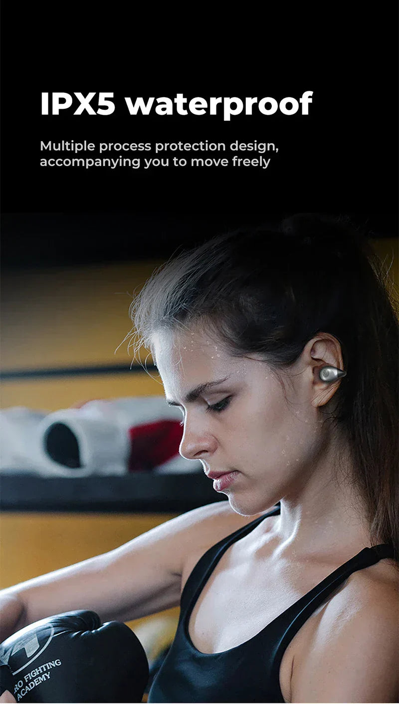 Lisslune | Super Lightweight Bone Conduction Bluetooth Wireless Sports Earphones Headphones