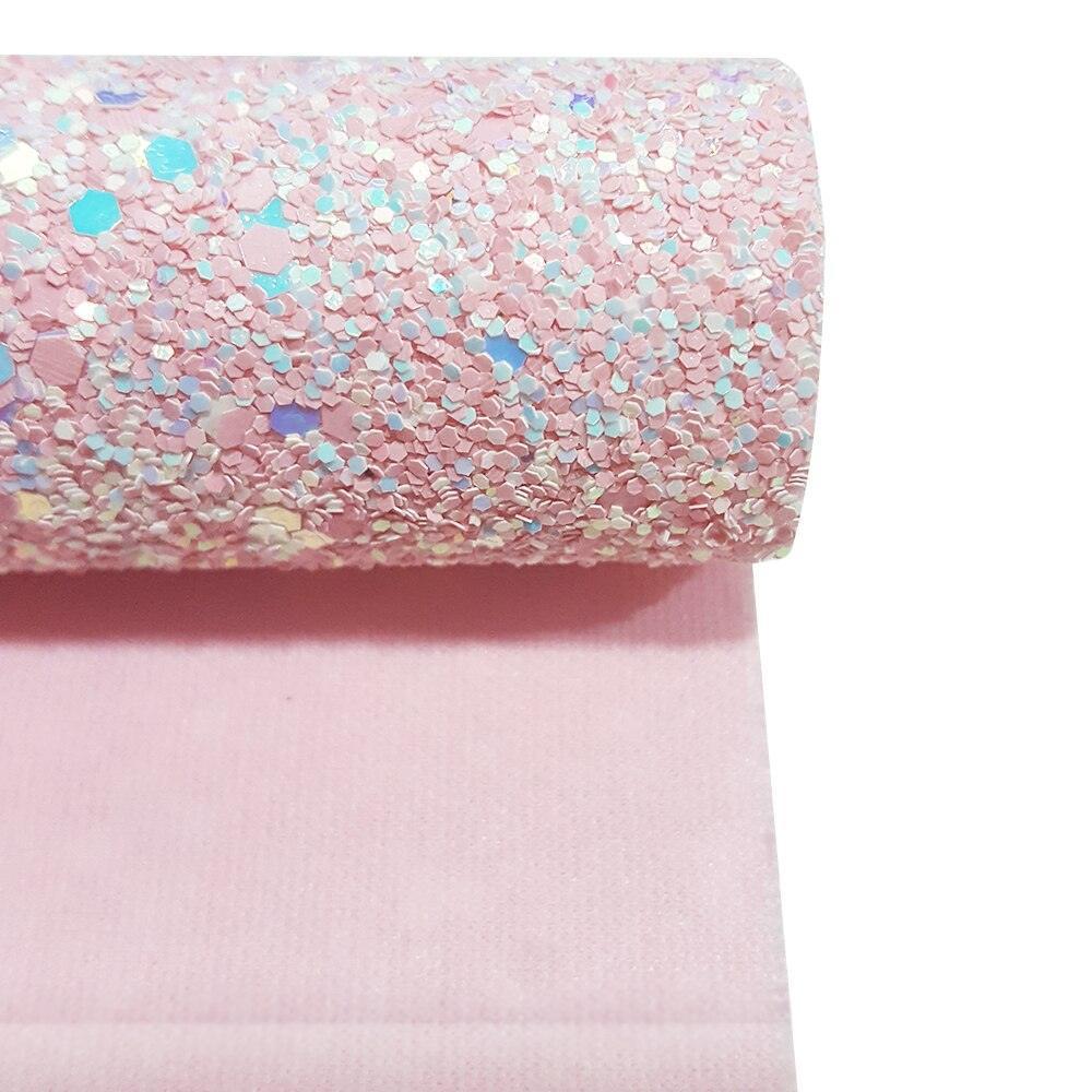 Lisslune | Glossy Pink Faux Leather Creation Roll for Creative DIY Projects