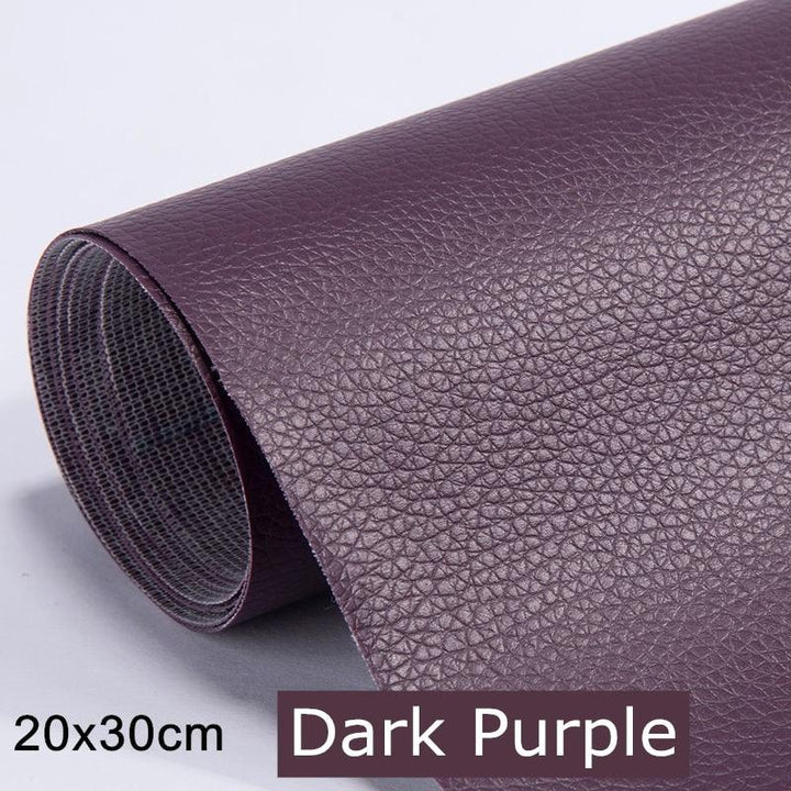Lisslune | Jumbo XL Luxe Litchi Leather Repair Stickers - Stylish Solutions for Elegant Furniture Repairs