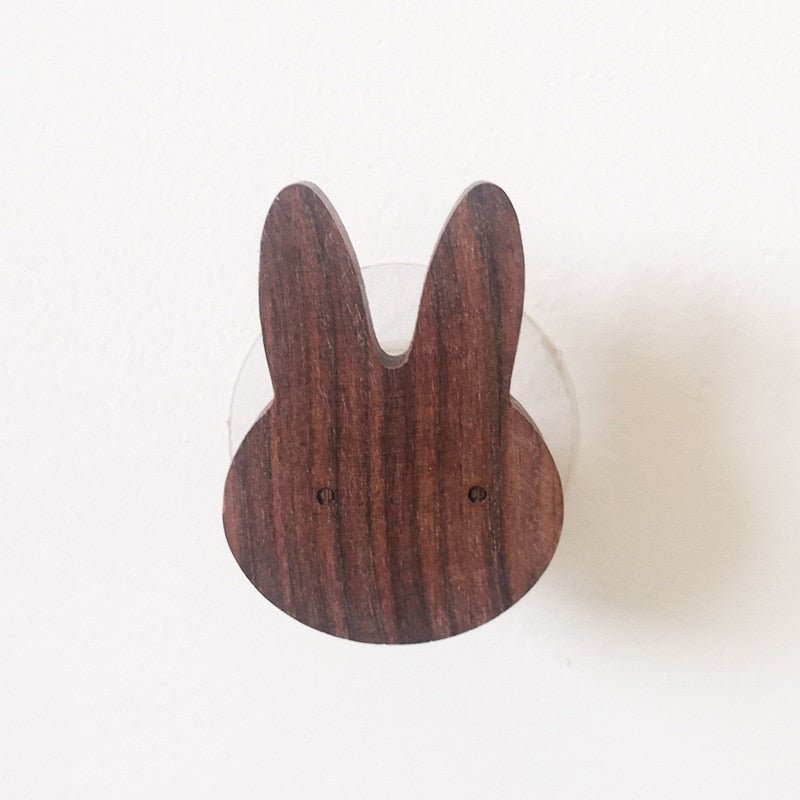 Lisslune | Cute Animal Walnut Wood Coat Hook
