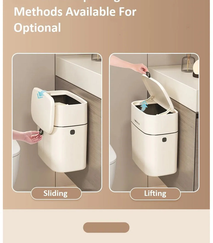 Lisslune | Space-Saver Hangable Home Mini Trash Bin