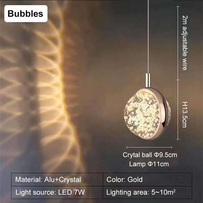 Lisslune | Romantic Crystal Rotating Mood LED Lights