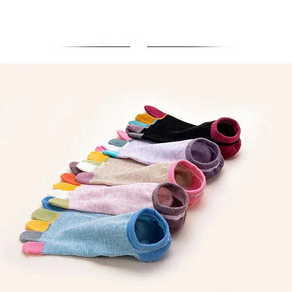 Lisslune | Colorful Toe Socks (5 Pairs)