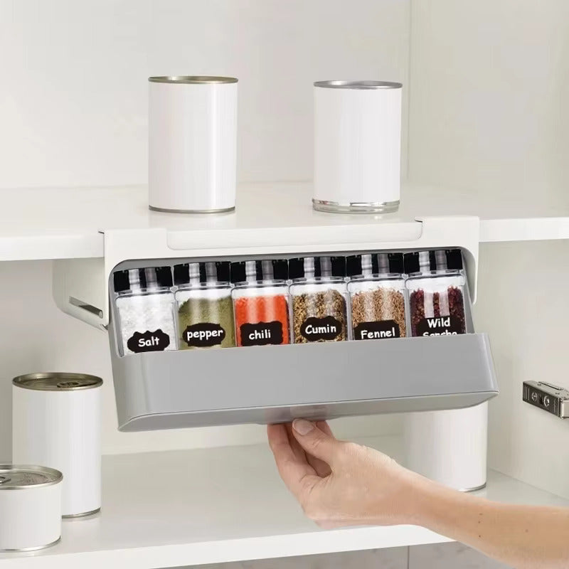 Lisslune | StickRack Self-adhesive herb organizer – Slim kitchen storage solution