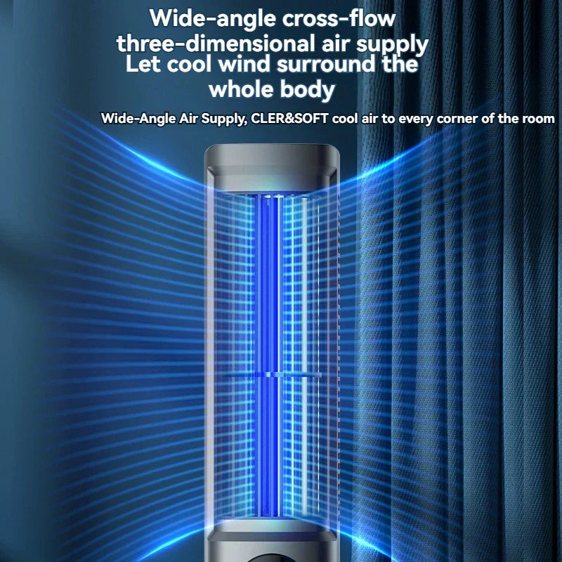 Lisslune | Towerless Ultra Cool Air Conditioning Desktop Fan