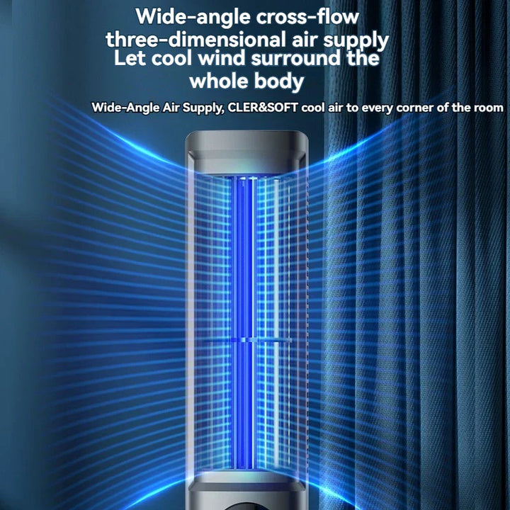 Lisslune | Towerless Ultra Cool Air Conditioning Desktop Fan