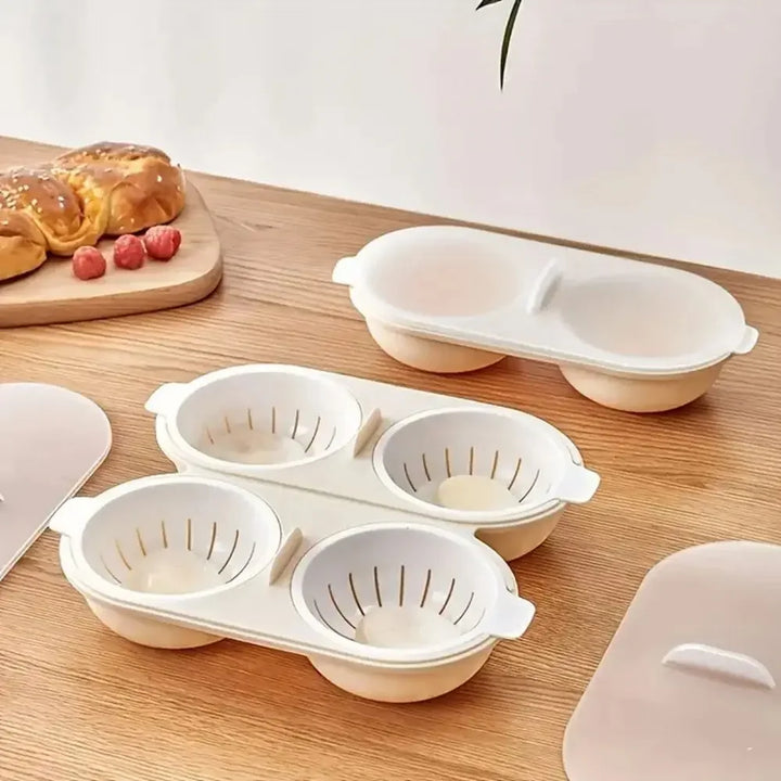 Lisslune | Double Space Durable Microwave Egg Maker