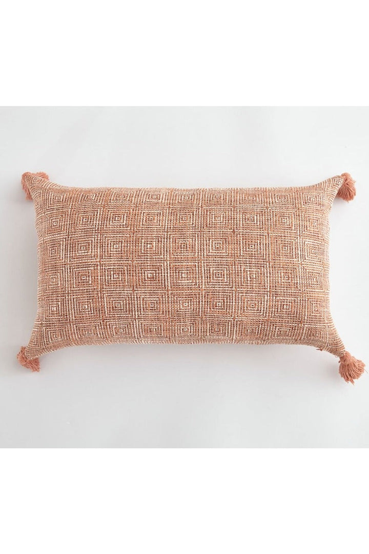 Lisslune | White Tassel Cushion Cover