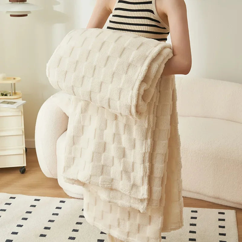Lisslune | Cozy Checkered Blanket