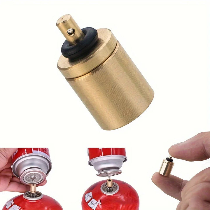 Rynx | 1pc Gas refill adapter outdoor camping stove gas cylinder gas cartridge gas burner accessories hiking inflating butane cartridge