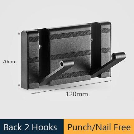 Lisslune | Modern Electroplated Aluminium Wall Hook Set - Elegant Storage Solution