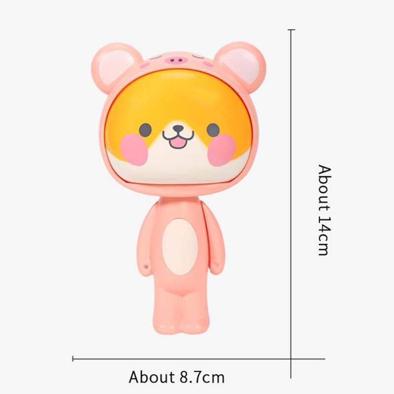 Lisslune | Cute Cartoon Hand Press Foldable Fan