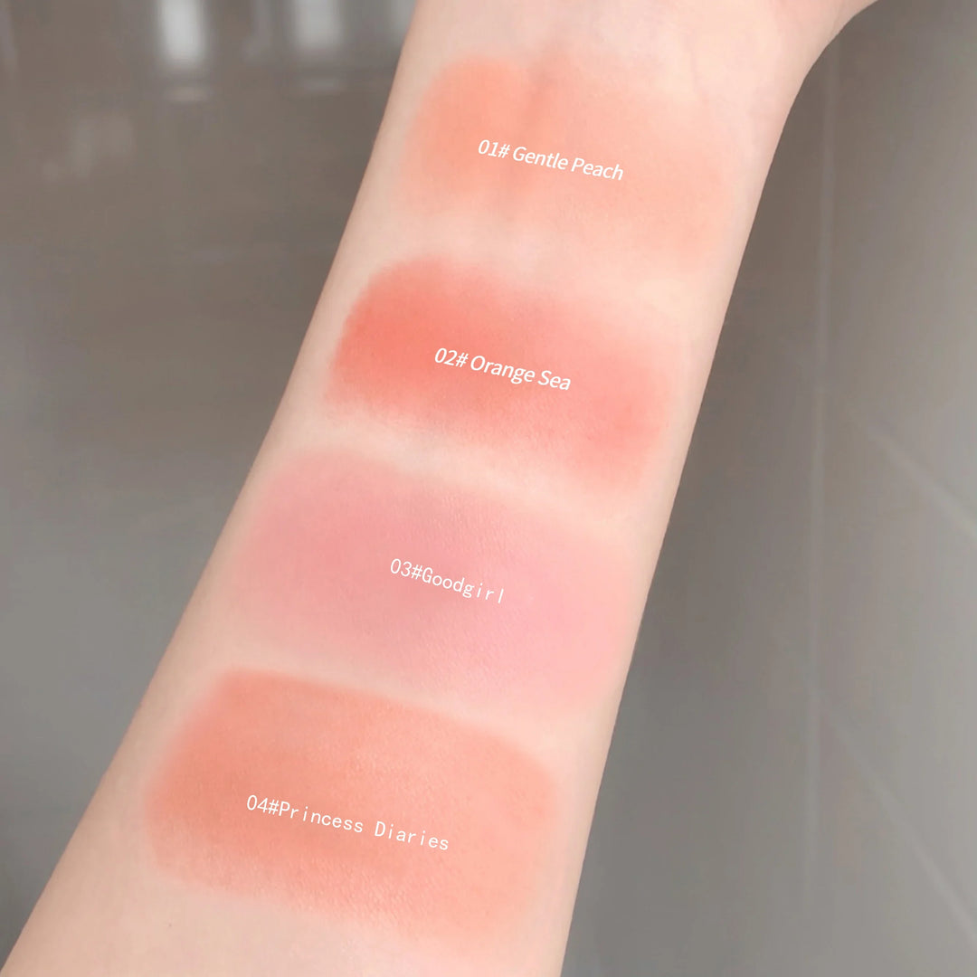 Rynx | 3D Embossing Matte Blush Retro Style Silky Low Saturation Long-lasting Natural Foundation Concealer