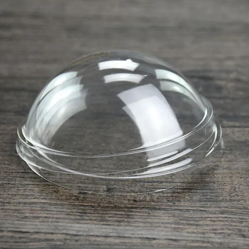 Lisslune | Elegant clear dessert cup collection with lids and spoons - Perfect for ice cream, yogurt, and mousse