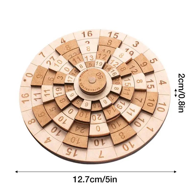 Lisslune | Interactive 3D Wooden Number Challenge: A Fun Educational Puzzle Game