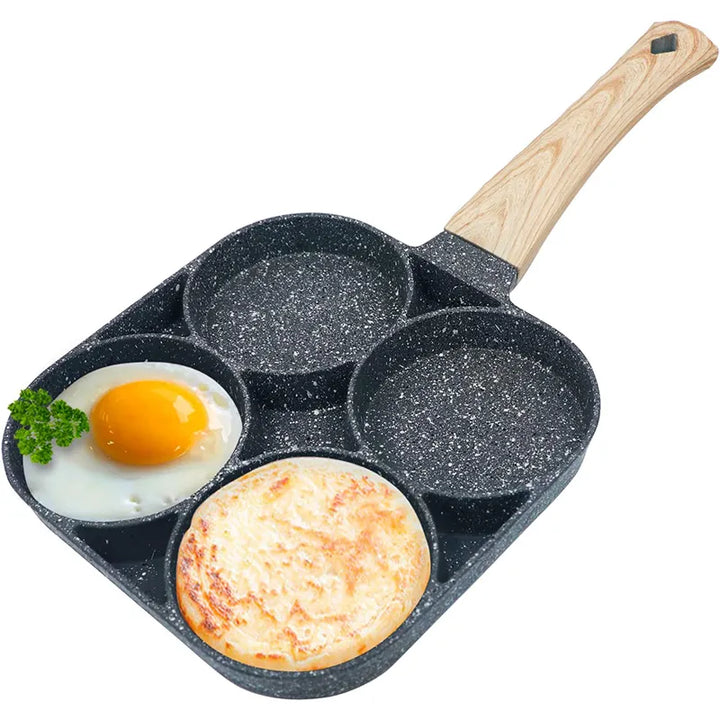 Lisslune | Mirror frying pan with 4 compartments