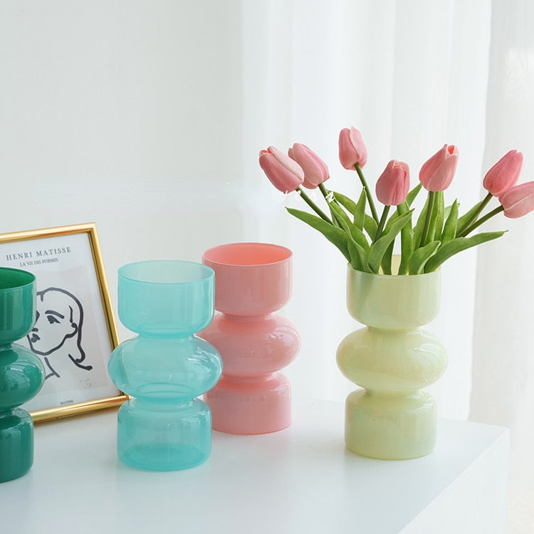 Lisslune | Glass Animal Vase - Multicolor