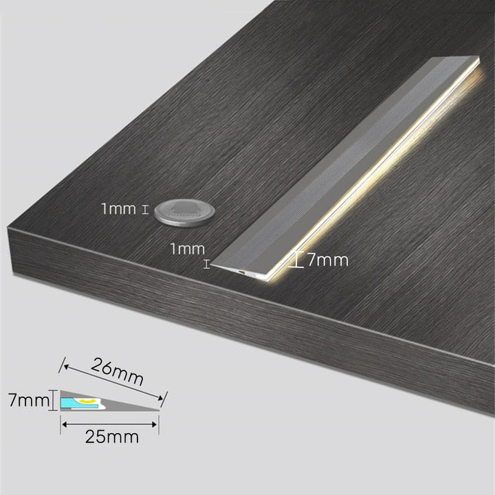 Lisslune | Invisible Surface Aluminum Thin Light Panel