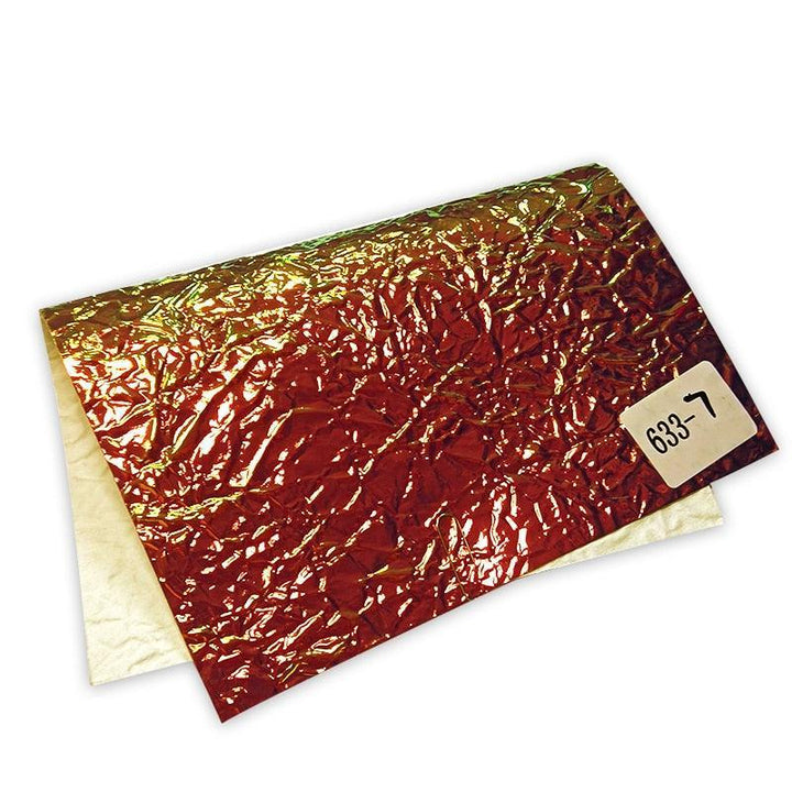 Lisslune | Shining crumpled holographic PU synthetic leather for creative creations