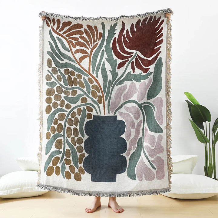 Lisslune | Daisy Wall Tapestry Blanket