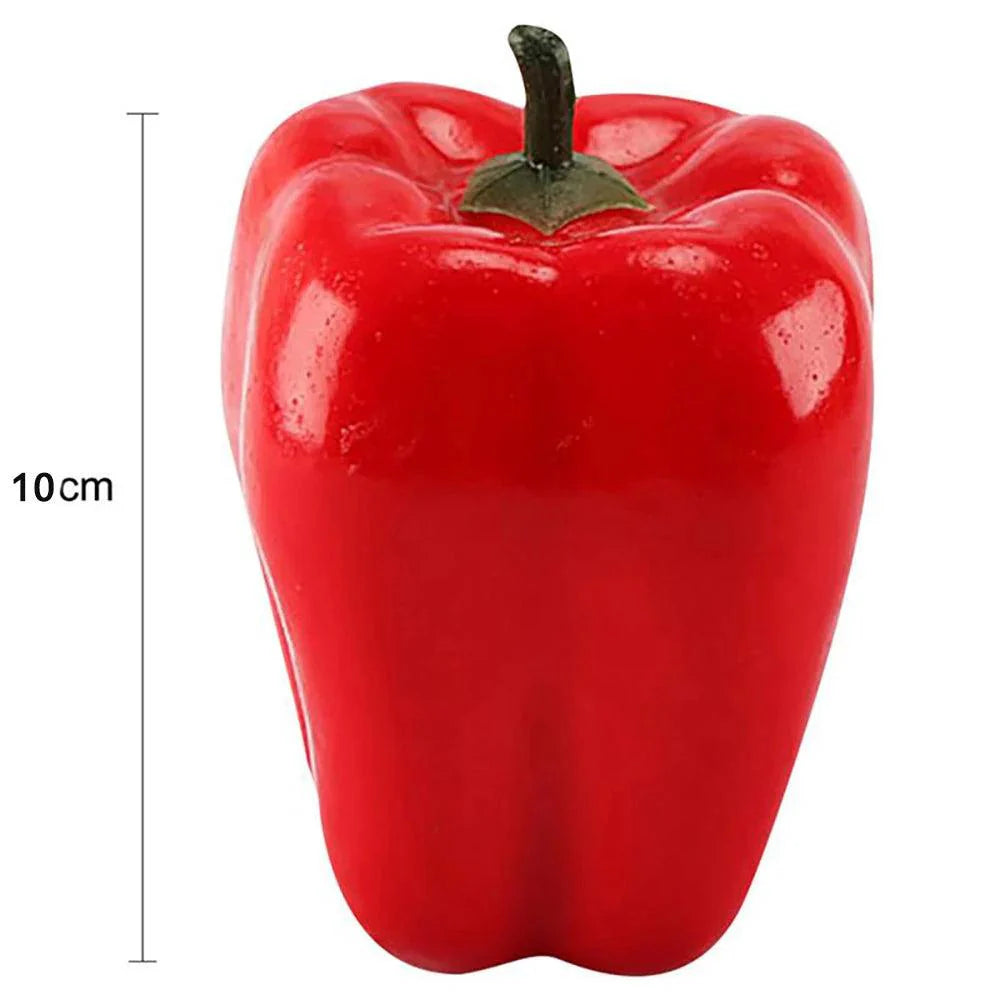 Lisslune | Lifelike Decorative Foam Chili Pepper - Perfect for Home Aesthetics and Photography Props