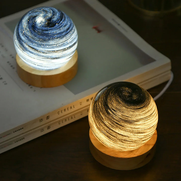 Lisslune | 3D Crystal Planets Atmosphere Night Lamp