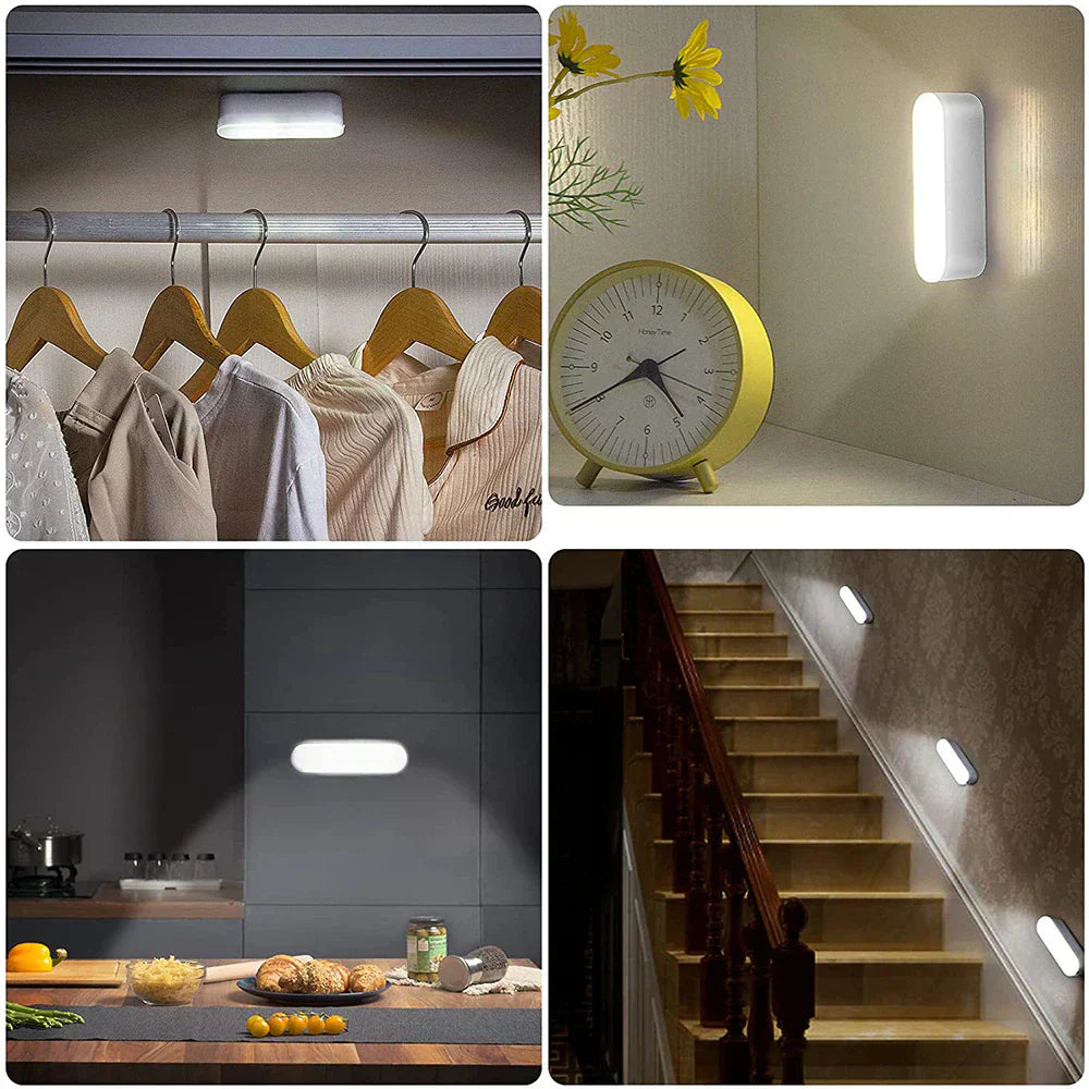 Lisslune | Smart Motion Sensor Wall Lamp | Wireless, Rechargeable & Ideal for Dark Corridors and Stairwells