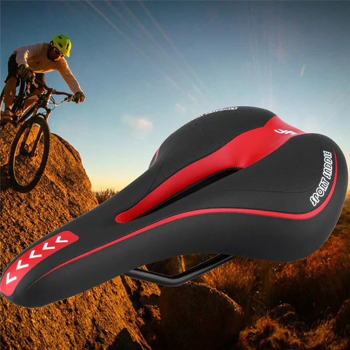 Lisslune | Extra Soft Gel Bicycle Saddle – Ergonomic Ventilated MTB & Road Bike Seat