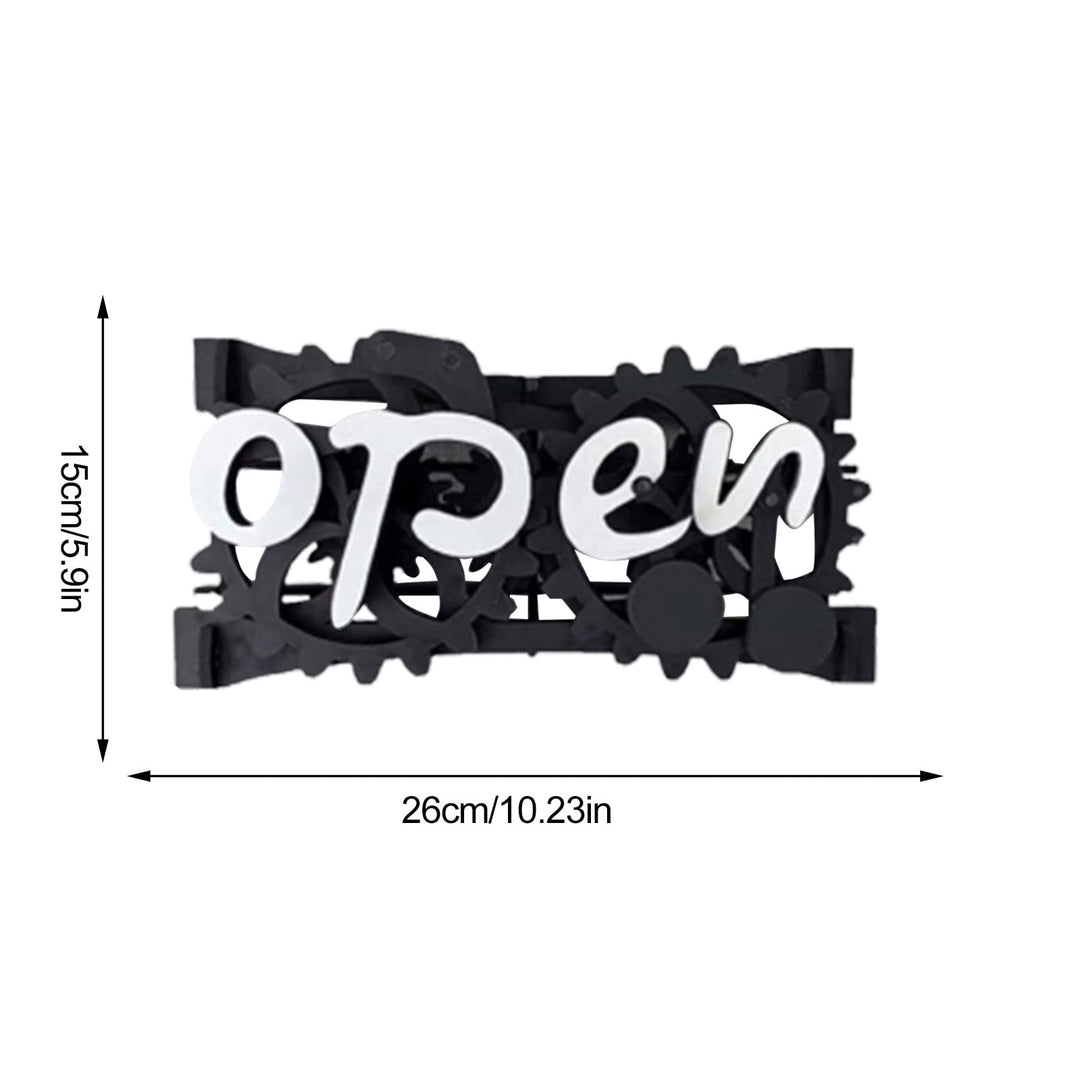 Lisslune | Wooden Double-Sided Reversible Open Closed Sign