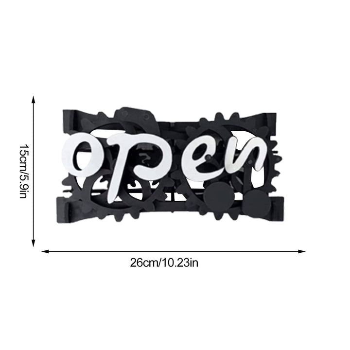 Lisslune | Wooden Double-Sided Reversible Open Closed Sign