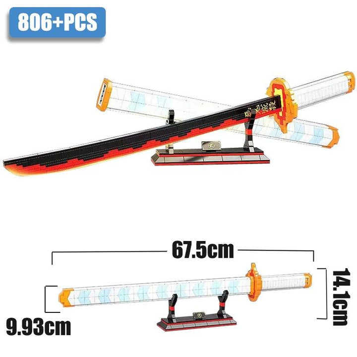 Lisslune | Ninja Warrior Samurai Sword Crafting Kit - Make Your Own Authentic Weapon for All Ages