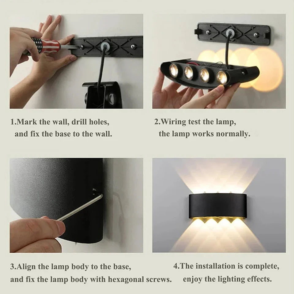 Lisslune | Modern Lighting, Indoor or Outdoor: The versatile LED wall lamp